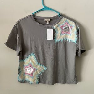 Self esteem cropped t shirt. Ladies size L